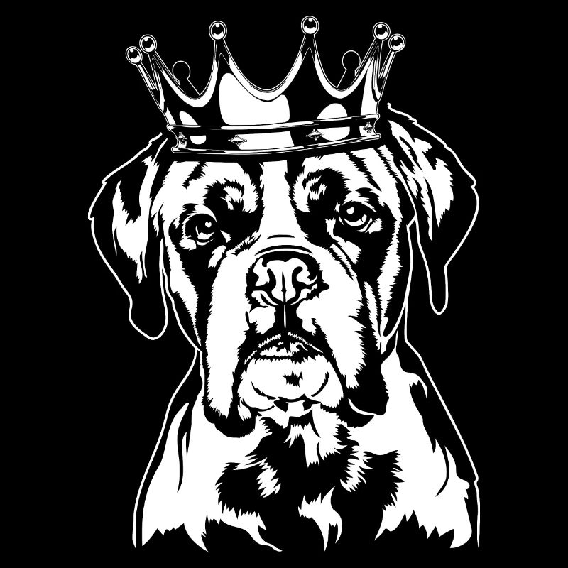 Deutscher Boxer Hund Krone Hunde Wilsigns
