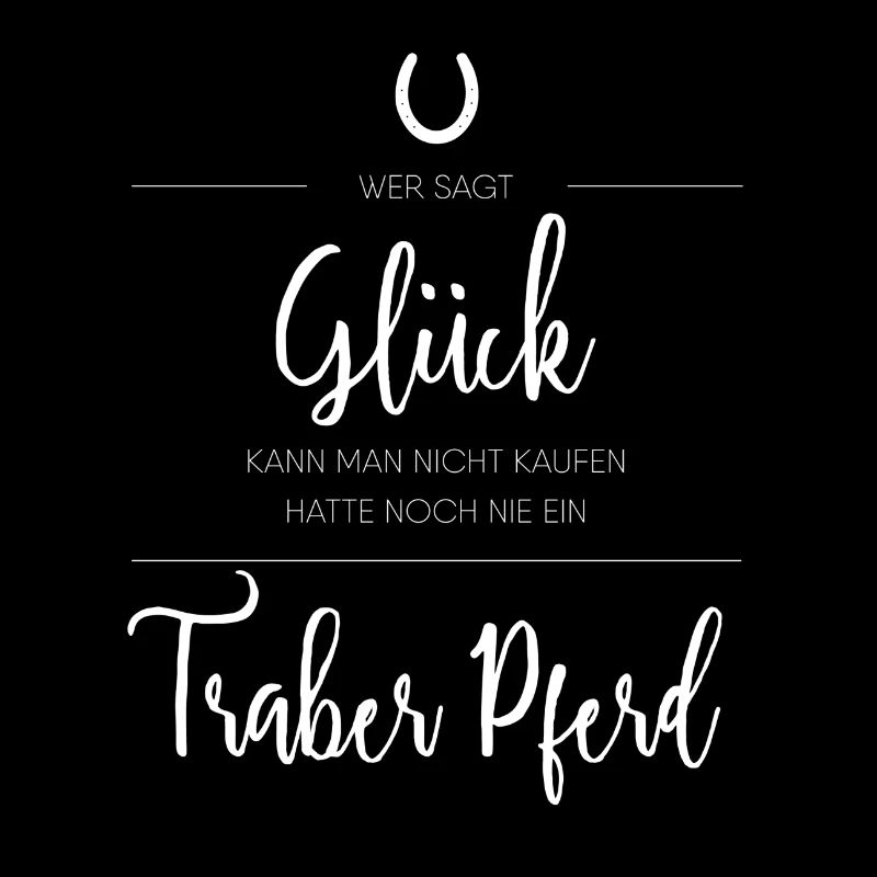 Traber Pferd Geschenk