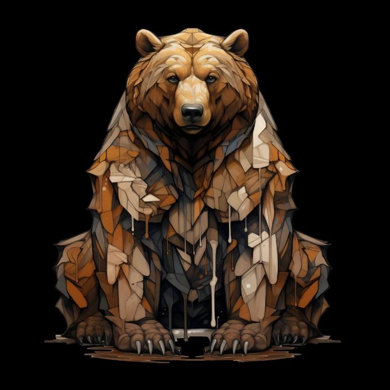 Bear Guardian. Graffiti-style strength.