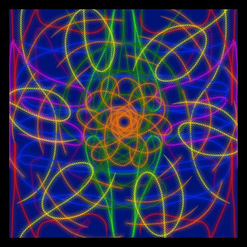 Abstrakte bunte Blume