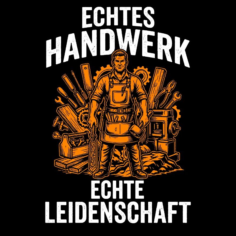 Echtes Handwerk Echte Leidenschaft Handwerker