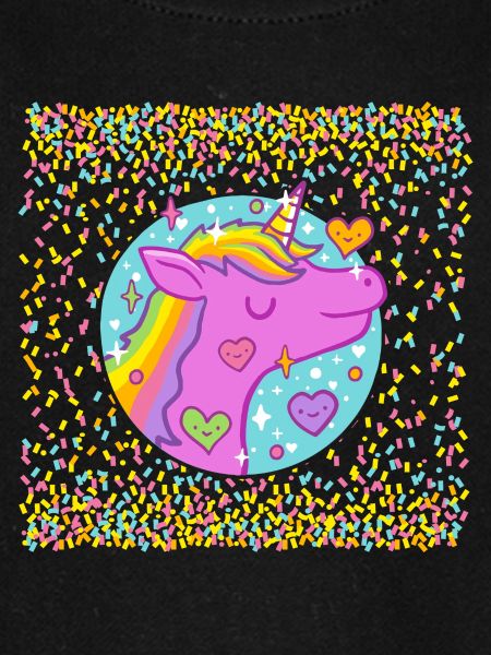 Einhorn im Glitzer