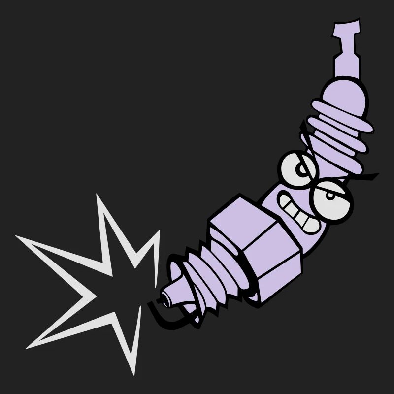 Spark plug with color changing function