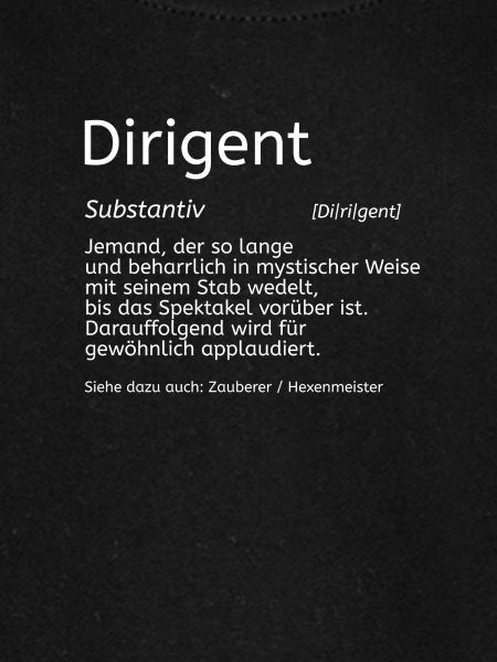 Dirigent Wörterbuch