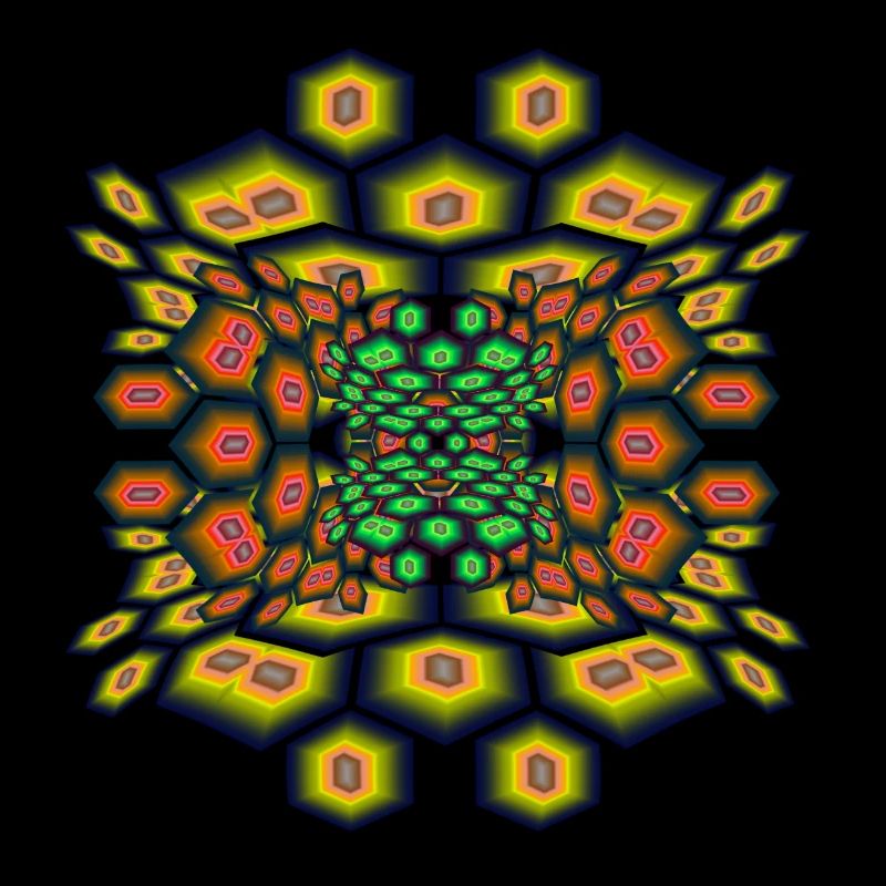 Hexagon psychedelic II