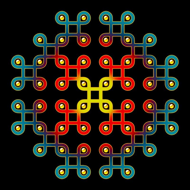 INFINITY LOOP - symbol interconnectedness of all