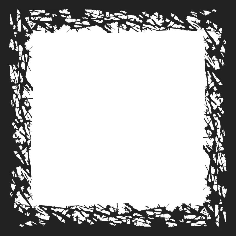 splinter broken border frame scratch cracks