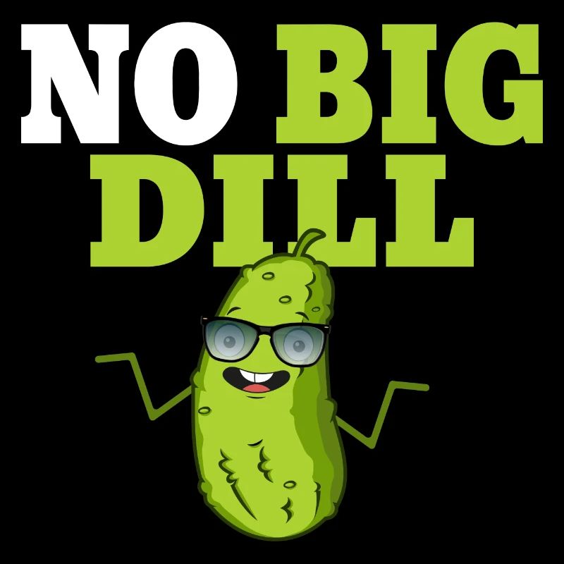 Pas de gros concombre cornichon à l’aneth