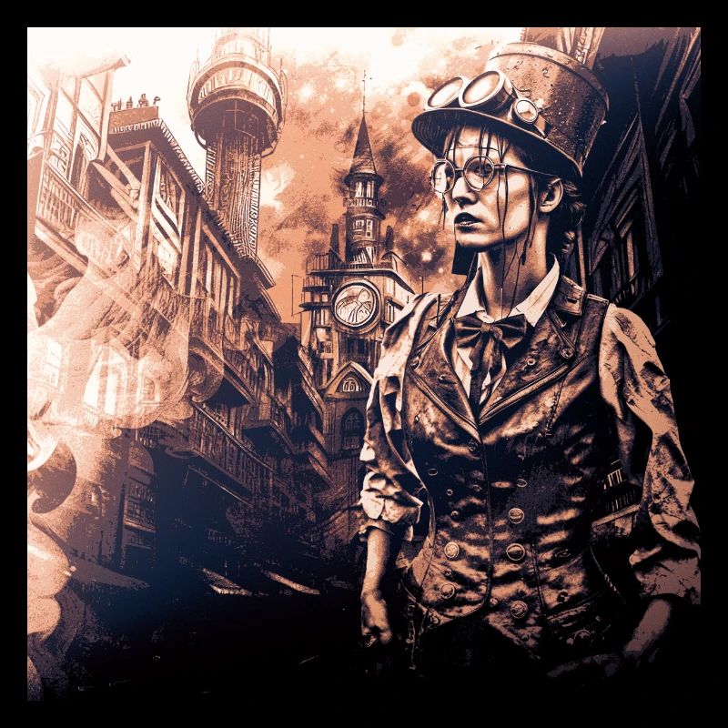 steampunked lady
