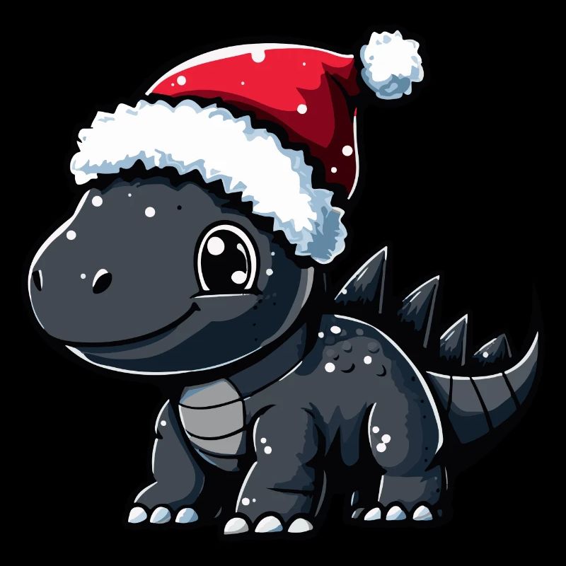 Dinosaur stegosaurus Christmas
