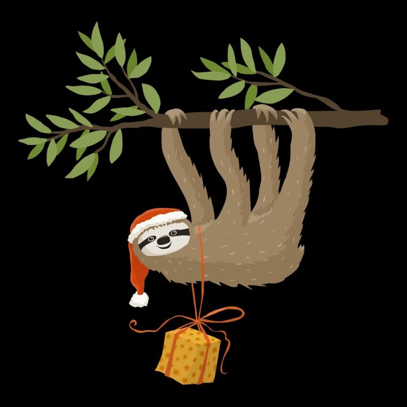 Weihnachtsfaultier