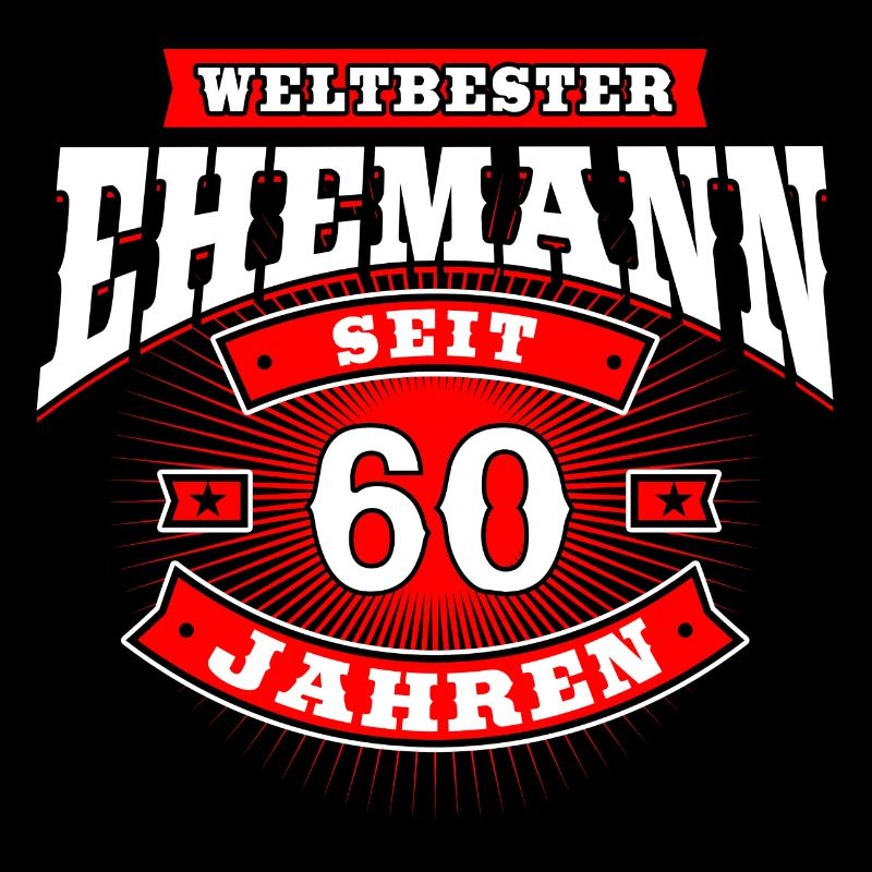 Ehemann Ehegatte Ehe Mann Geschenk 60 Jahre