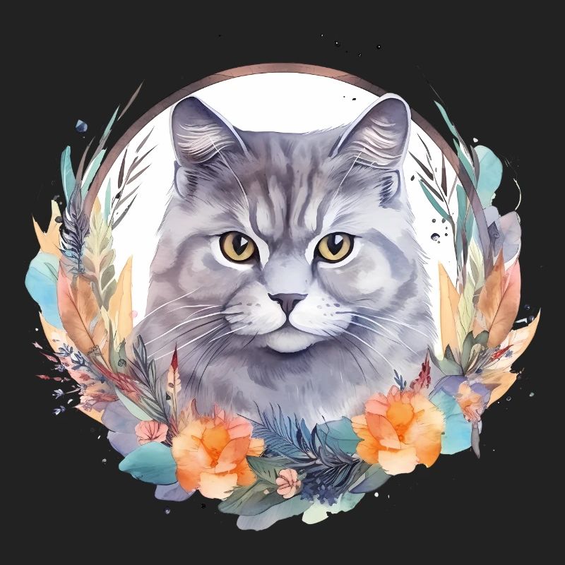 Britisch Kurzhaar Katze Boho Elements, Katzen