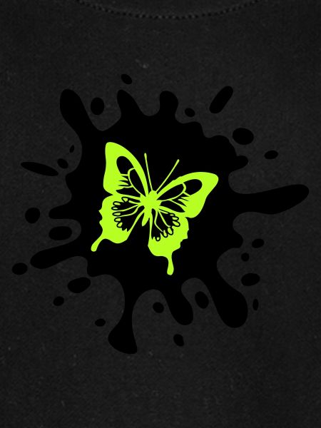 schmetterling farbklecks