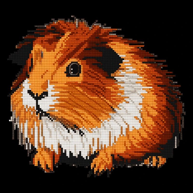 Cochons d’Inde dans de beaux graphismes 8 bits