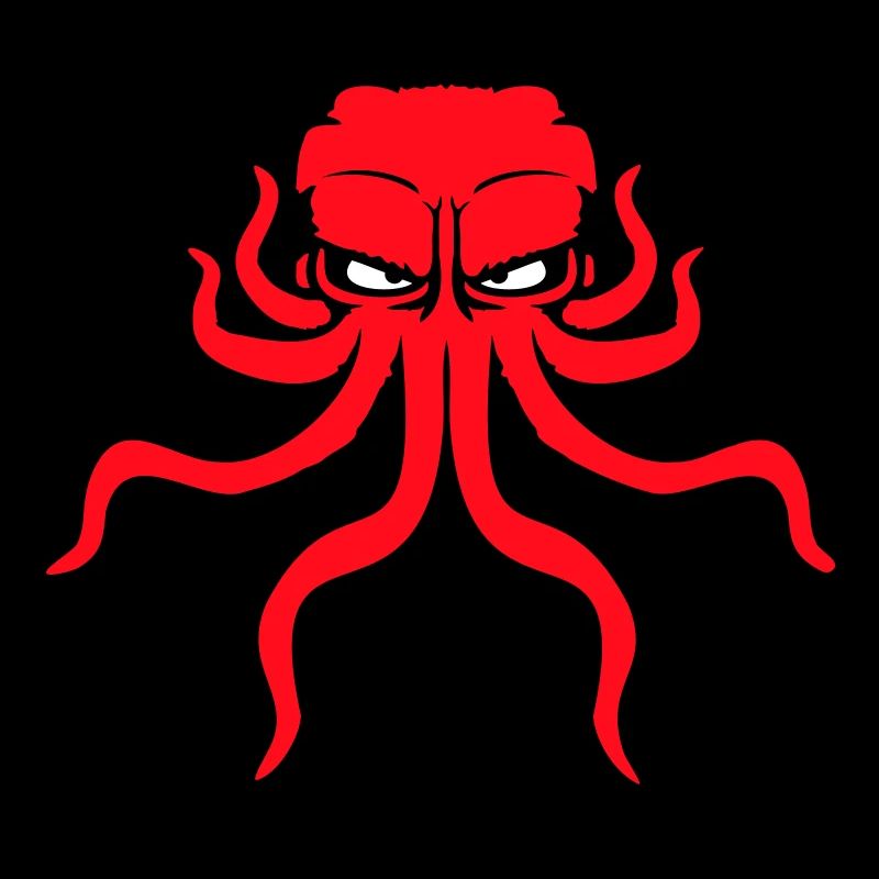 Octopus Graffiti Drop Spray Paint Squid