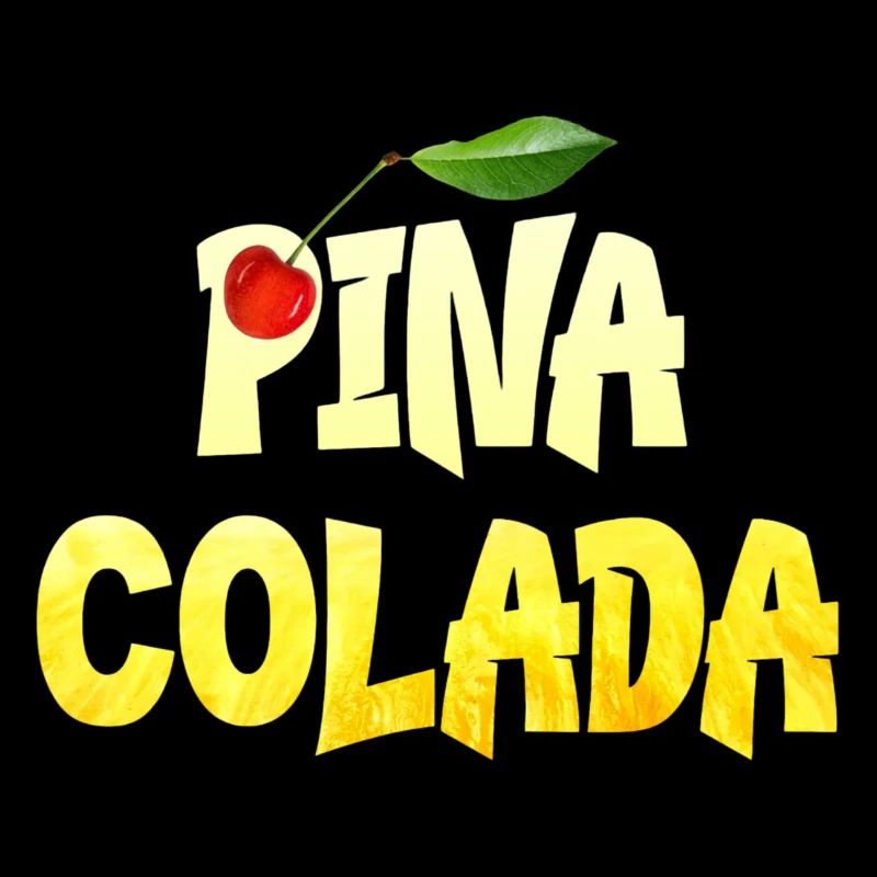 Pina Colada Pineapple Coconut Rum with Cherry