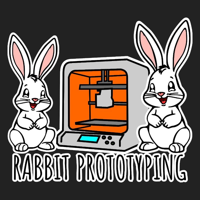 Rabbit Prototyping - Printing rabbits with 3D printer