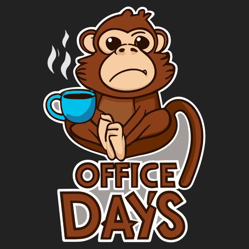 Grumpy Monkey Office-Days Geschenk