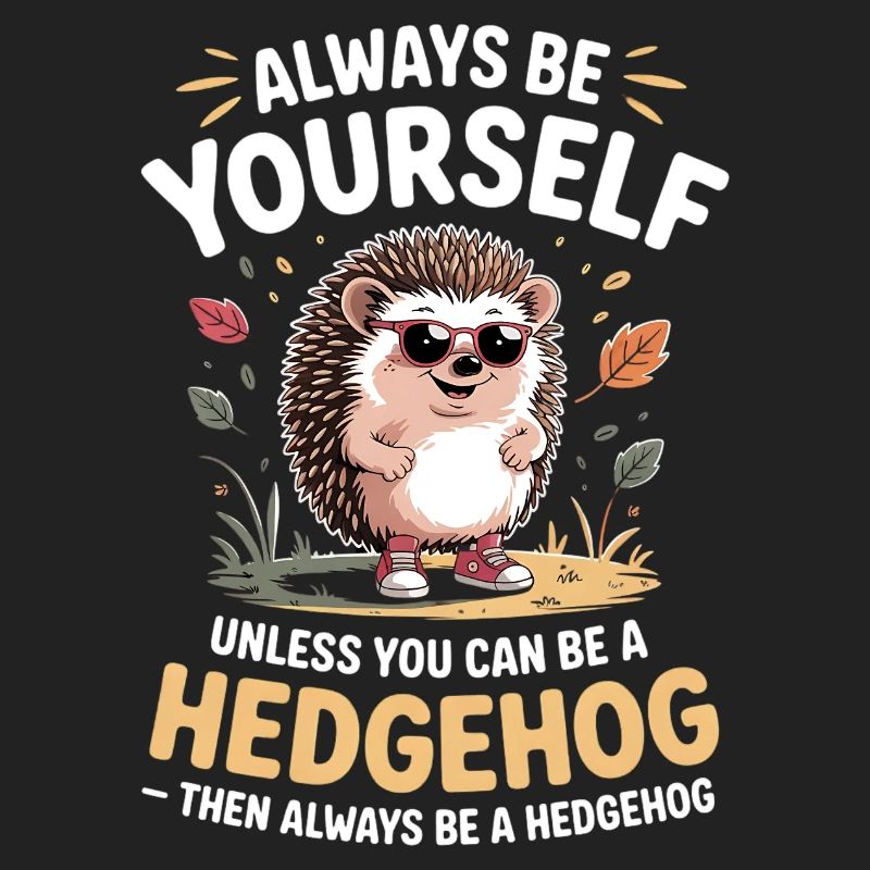 Sei immer du selbst, es sei denn, du kannst ein Igel sein.