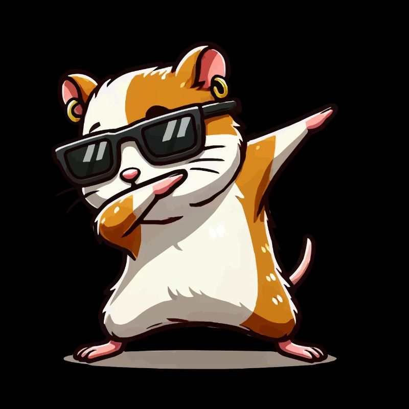 Dabbing de hamster