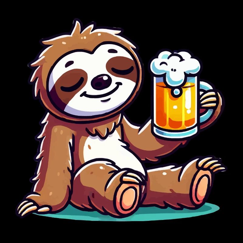 faultier bier comic