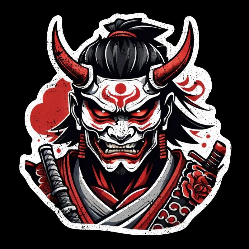 Samurai-Krieger - Japan - Dämon