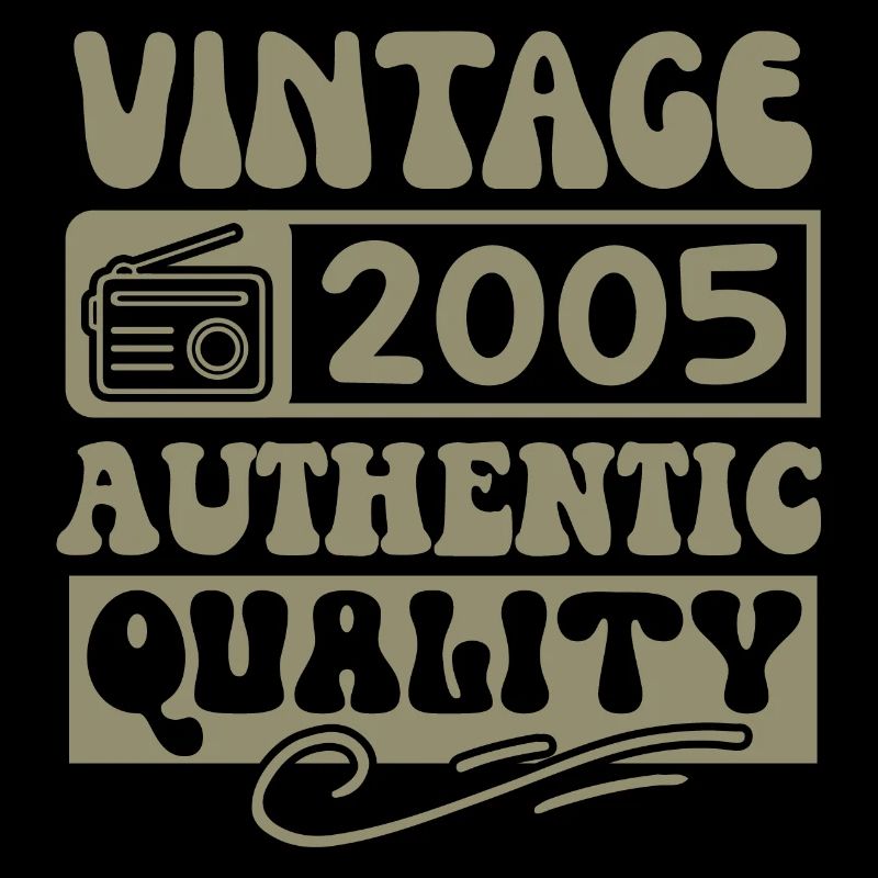 Authentic 2005 Millésime 2005 - Vintage 2005 Rétro