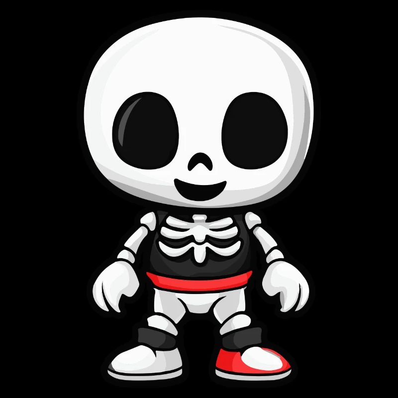 Skelett Comic Halloween