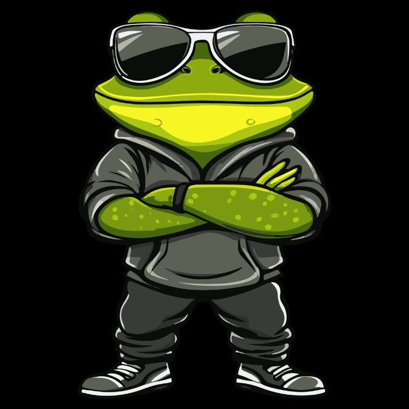 Frosch Comic Cool