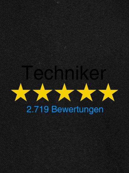 Techniker mit Bewertung