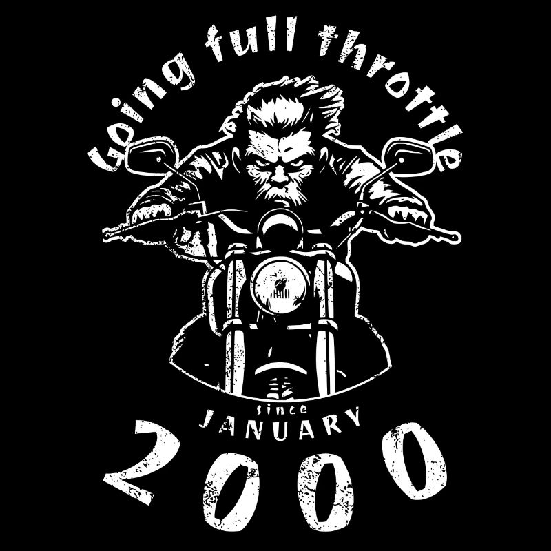 25. Geburtstag Going full throttle since 01/2000