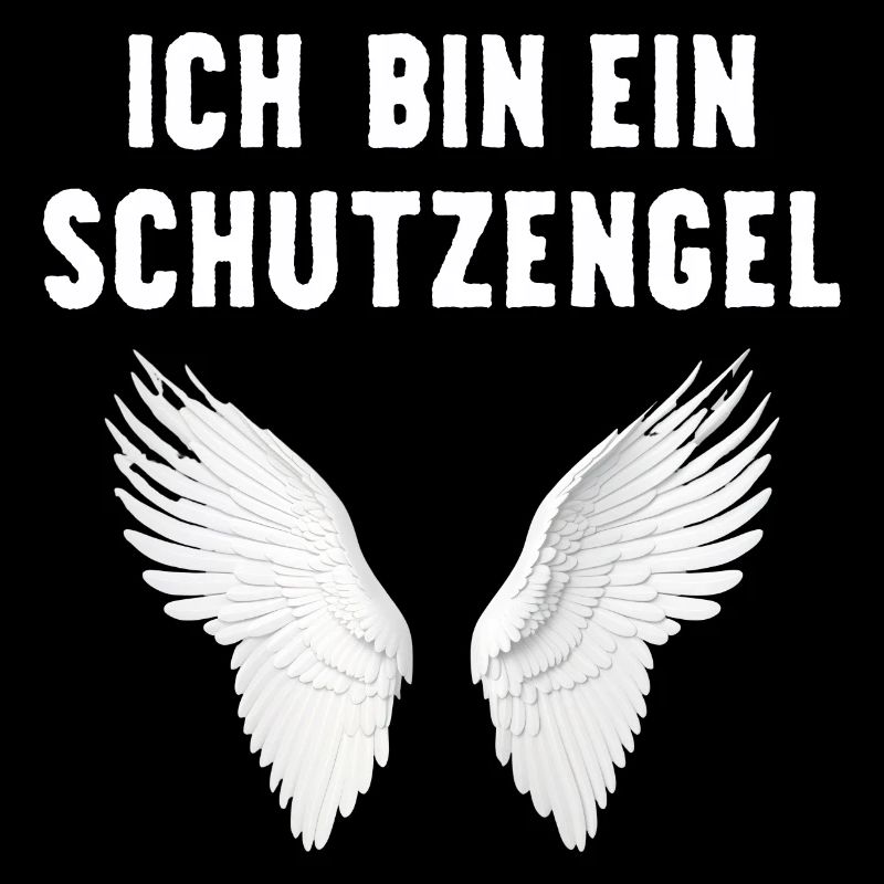 Ich bin ein Schutzengel mit Flügeln ein Engel