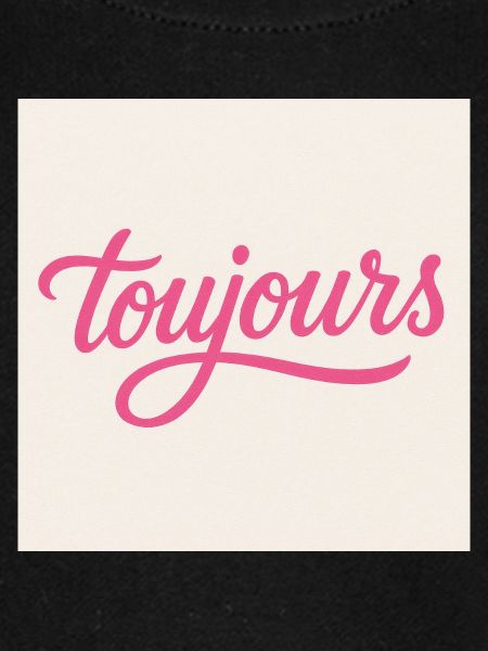 Toujours Pink Script