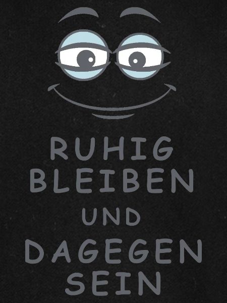Dagegen sein