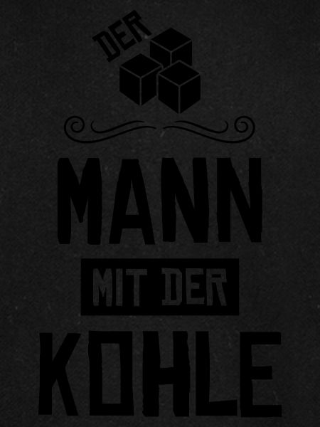 shisha mann mit kohle