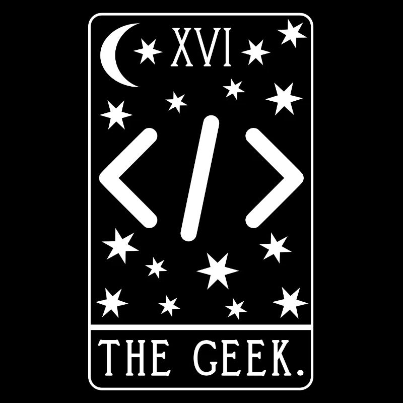 Carte de Tarot Programmeur - Code de développeur Coding Geek