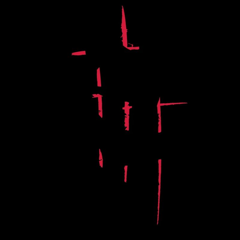 3 crosses design pattern scratch cool old tears br