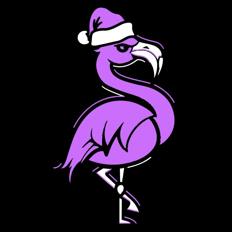 flamingo comic weihnachten