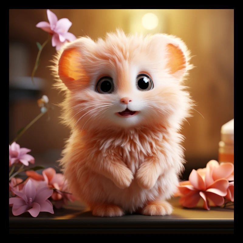 Fluffy mouse