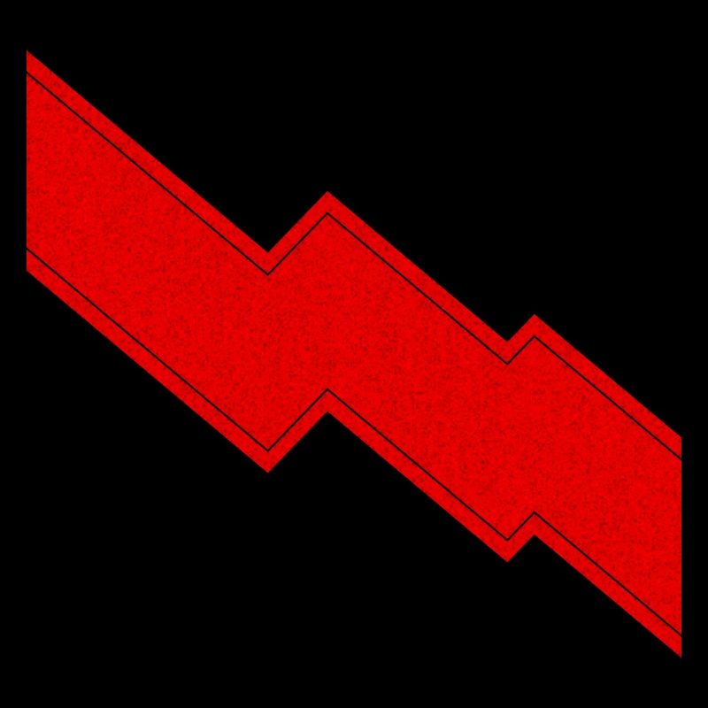 Roter Blitz Zeichen Geschenk