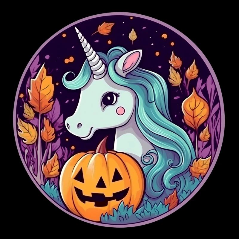 Licorne à Halloween