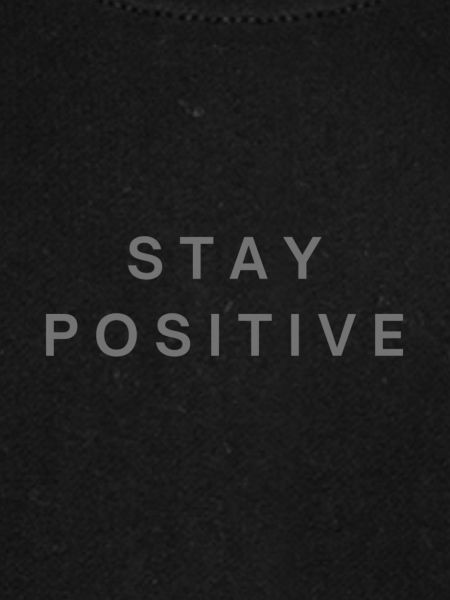 Bleiben Sie positiv