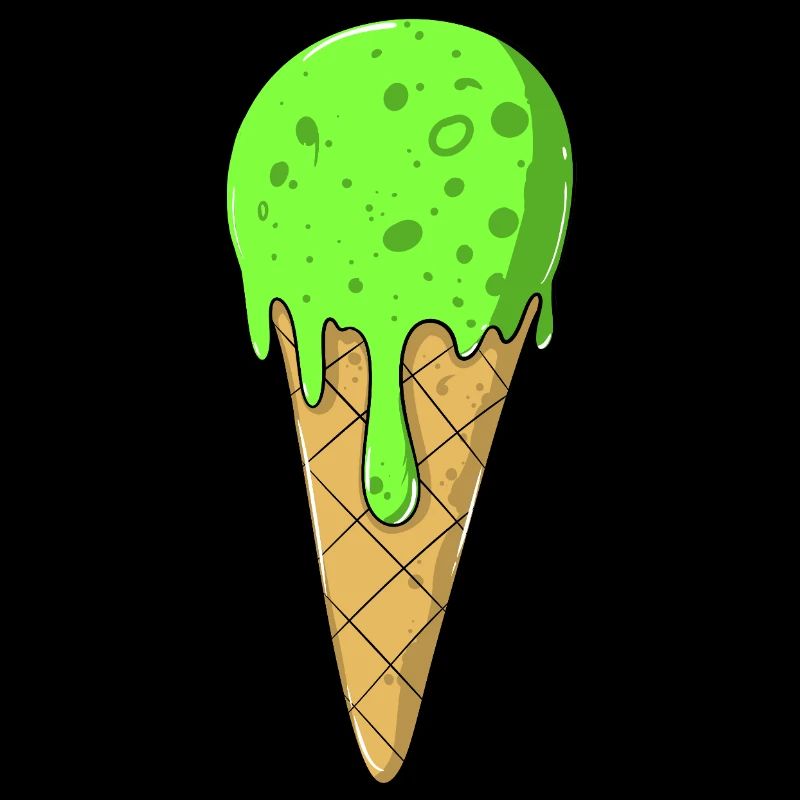 Eis | Grünes Eis Eiscreme | IceCream