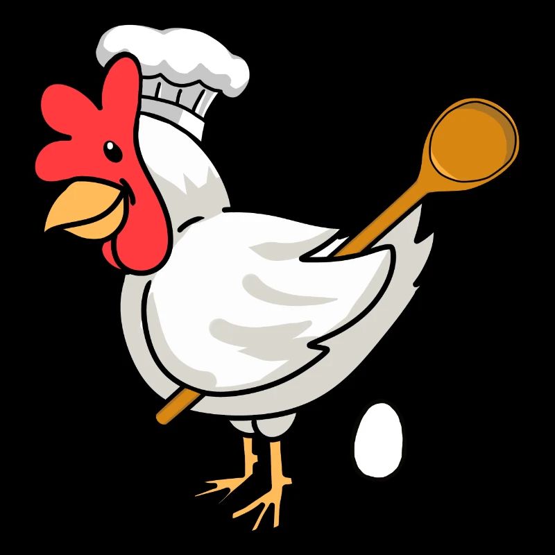 Baker Chicken Egg Cooking Spoon Bakery Egg Bake Cook