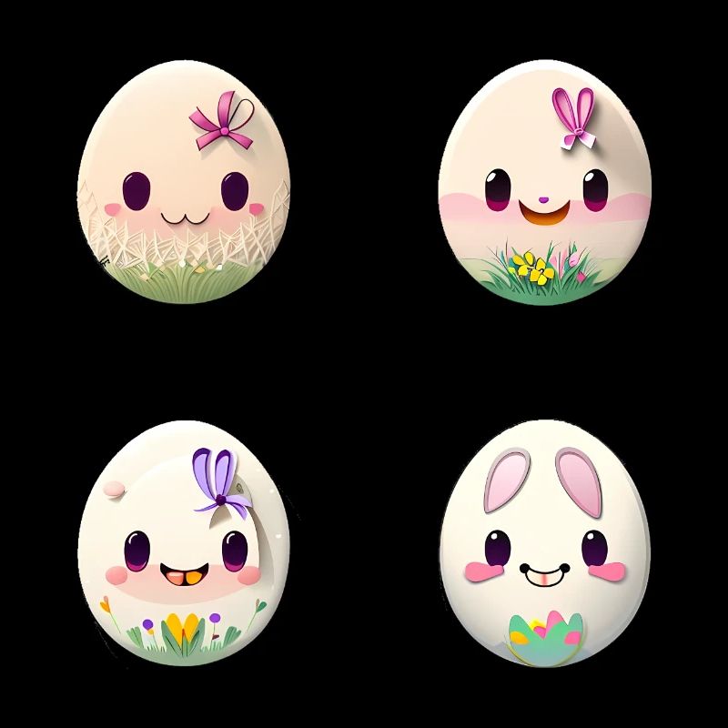Easter Egg Easter Eggs Faces