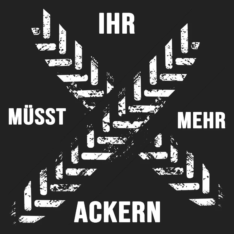 Traktor Traktorfahrer Schlepper "Acker ackern"