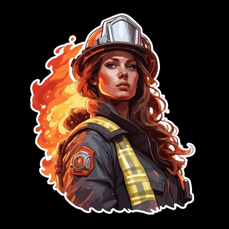 Firefighter / Fire / Fire / Extinguish / Heroine