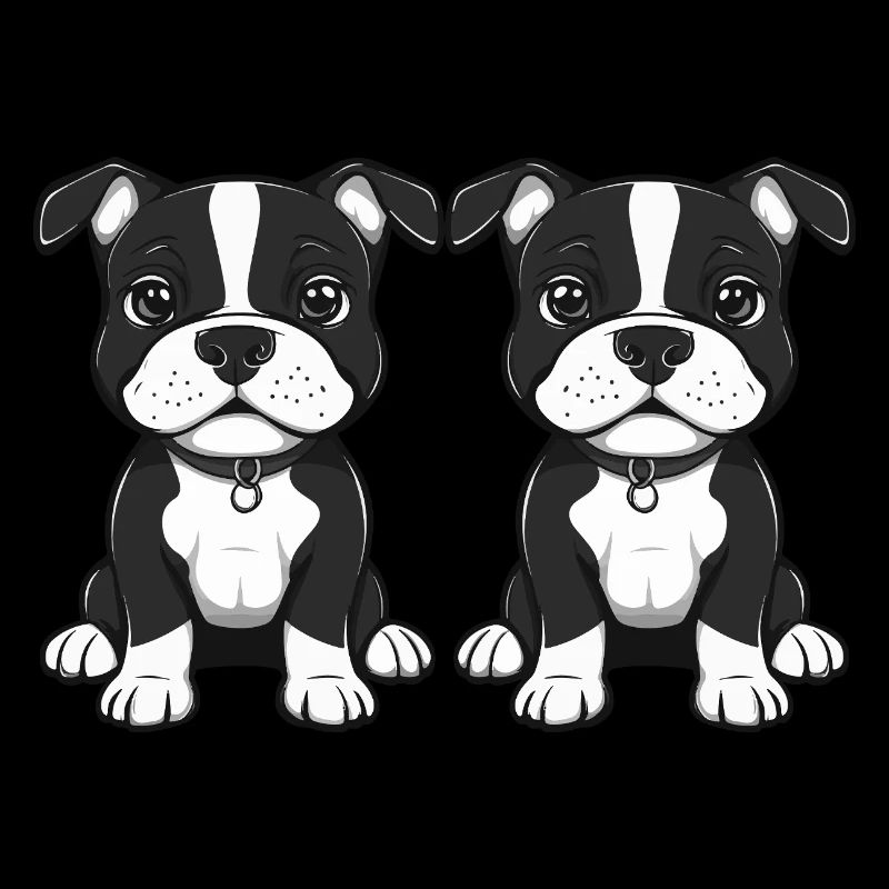 Pit Terrier Hund Comic