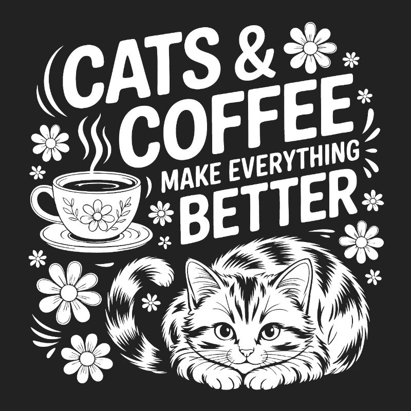 Cat and coffee is all I need